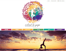 Tablet Screenshot of extendtoyoga.com